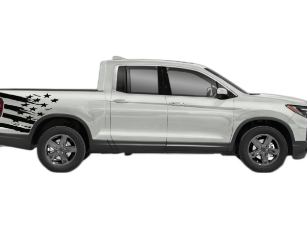 Flag Bed Side Decals Graphics for Honda Ridgeline