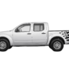 Flag Bed Side Decals Graphics for Nissan Frontier 2005-2021