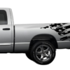 Flag side bed decals graphics compatible with Dodge Ram 2002-2008
