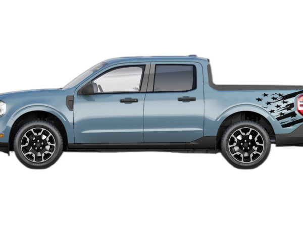 Flag Side Bed Decals Graphics for Ford Maverick