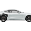 Flag USA back side graphics, stickers decals compatible with Ford Mustang 2015-2023