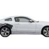 Flag USA Back Side Graphics, Decals for Ford Mustang 2010-2014