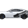 Flag USA graphics side decals compatible with Ford Mustang