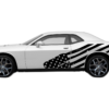 Flag USA Side Graphics, Decals for Dodge Challenger