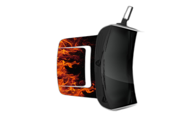 Flames Print Style Hood Decals Graphics for Ford F150 2009-2014