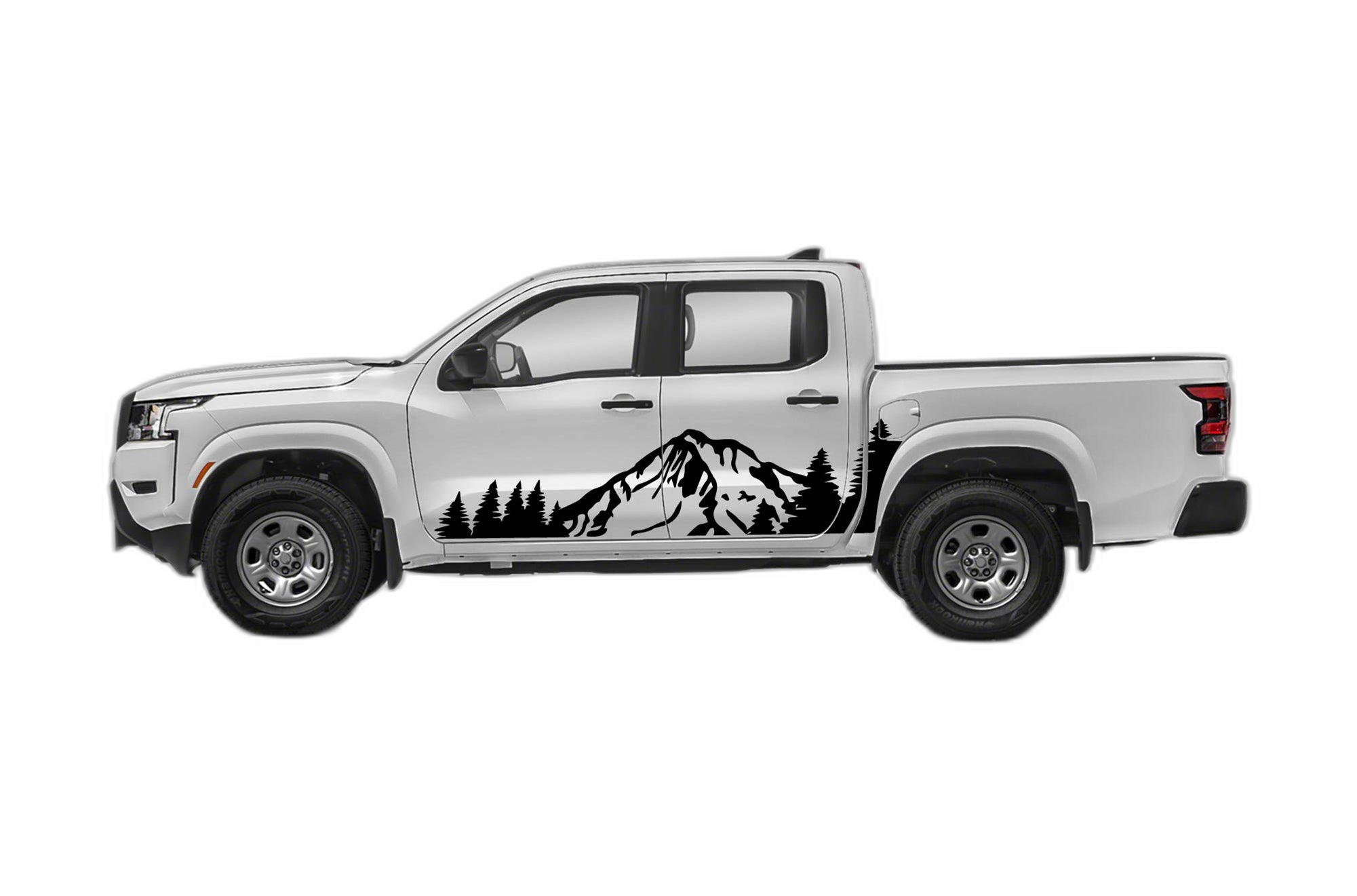 Forest mountain side decals graphics compatible with Nissan Frontier