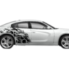 Furious hornet side graphics, decals compatible with Dodge Charger 2011-2025