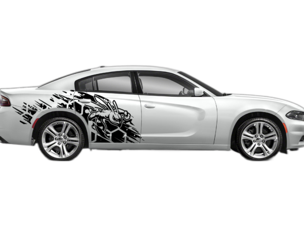Furious hornet side graphics, decals compatible with Dodge Charger 2011-2025