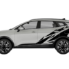 Geometric pattern side decals graphics compatible with Kia Sportage