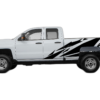 Geometric pattern decals graphics compatible with Chevrolet Silverado 2500HD 2015-2019