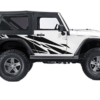 Geometric Pattern Decals Graphics for Jeep Wrangler JK 2 Doors