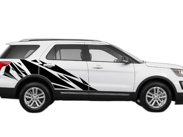 Geometric Pattern Graphics Side Decals for Ford Explorer 2011-2019