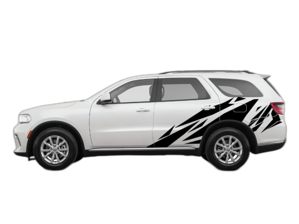 Geometric pattern side decals graphics compatible with Dodge Durango