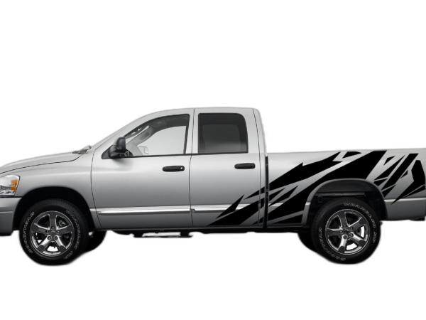 Geometric Pattern Side Decals Graphics for Dodge Ram 2002-2008