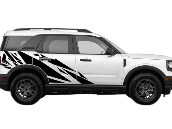 Geometric Pattern Side Decals Graphics for Ford Bronco Sport