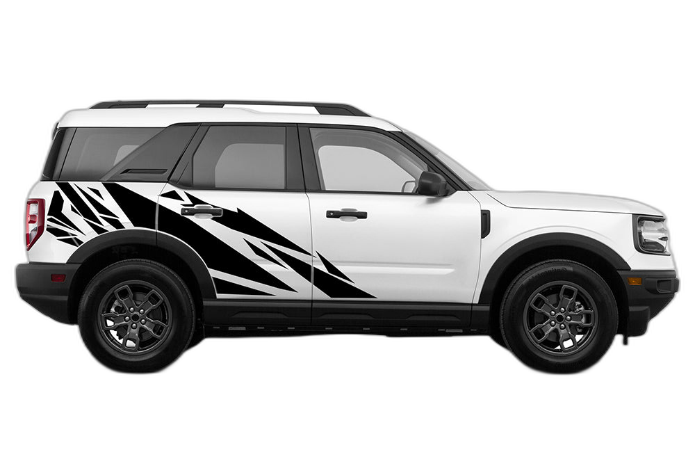 Geometric Pattern Side Decals Graphics for Ford Bronco Sport