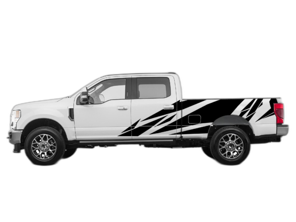 Geometric Pattern Side Decals Graphics for Ford F250 2017-2022