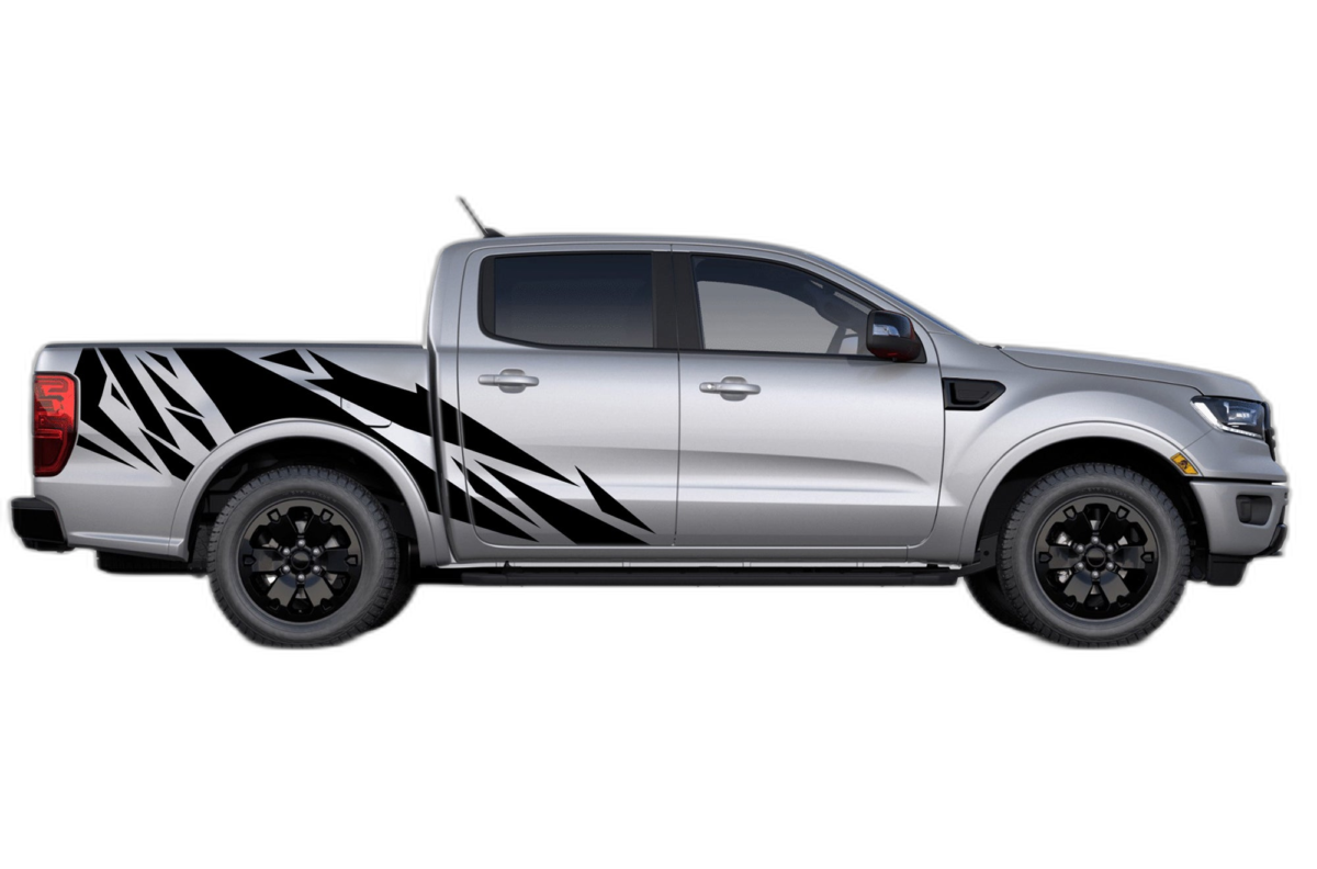Geometric Pattern Side Decals Graphics for Ford Ranger 2019-2023