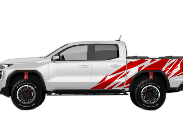 Geometric pattern side decals graphics compatible with GMC Canyon