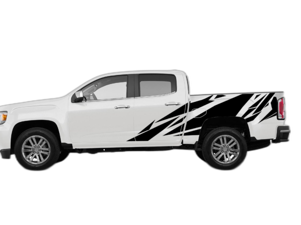 Geometric pattern side decals graphics compatible with GMC Canyon 2015-2022