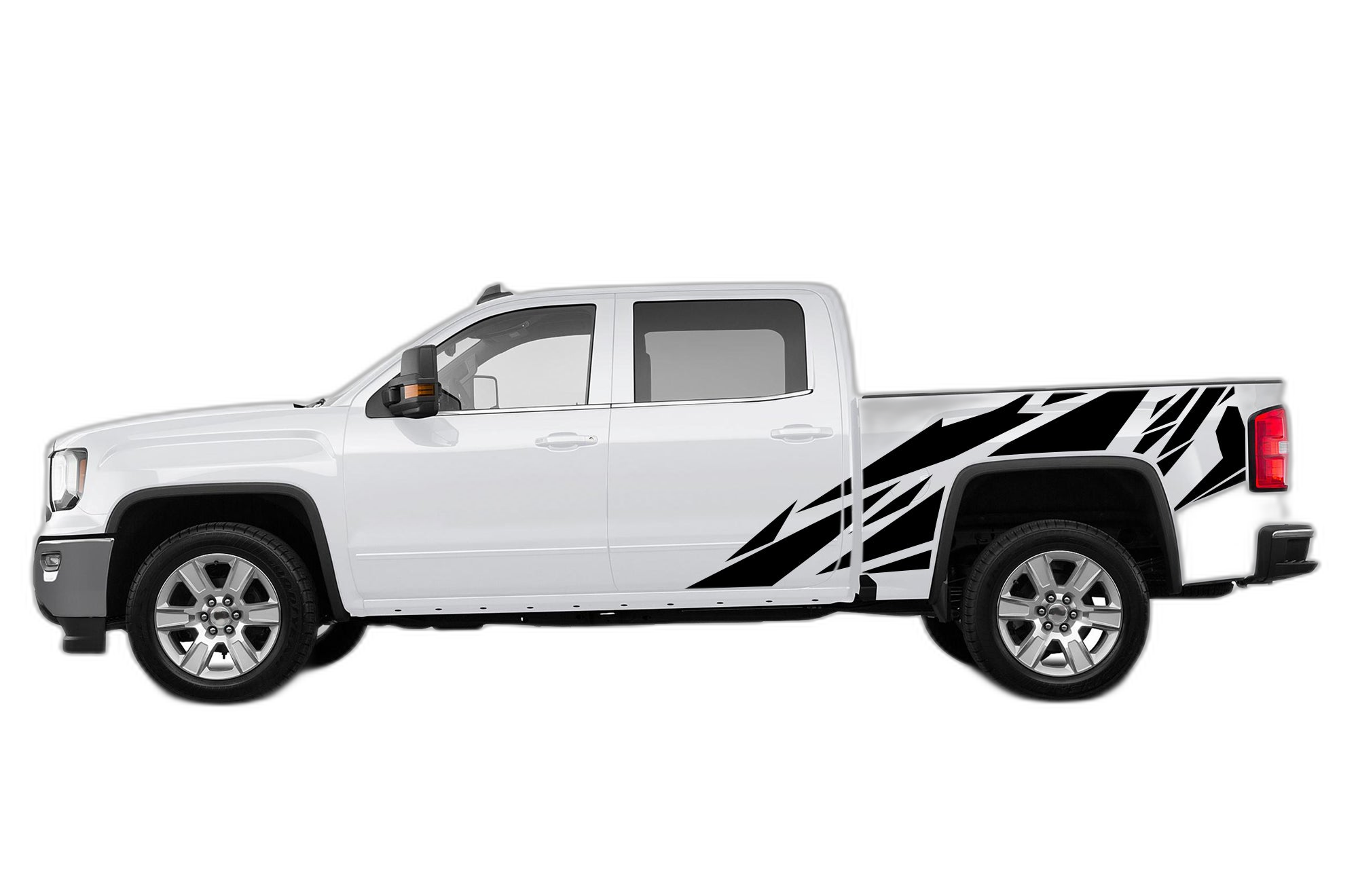Geometric Pattern Side Decals Graphics for GMC Sierra 2014-2018