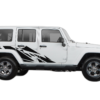 Geometric pattern side decals graphics compatible with Jeep Wrangler JK