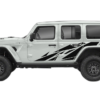 Geometric pattern side decals graphics compatible with Jeep Wrangler JL