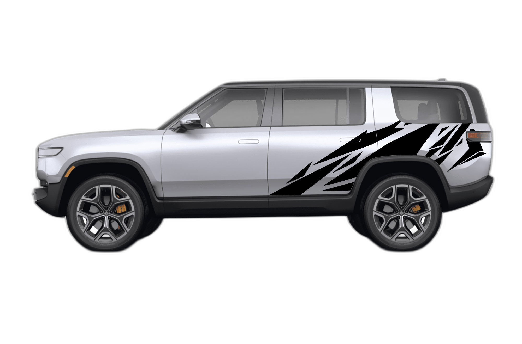Geometric Pattern Side Decals Graphics for Rivian R1S