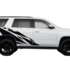 Geometric pattern side graphics decals compatible with Chevrolet Tahoe 2015-2020