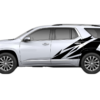 Geometric pattern side graphics decals compatible with Chevrolet Traverse 2018-2023