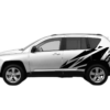 Geometric pattern side graphics decals compatible with Jeep Compass 2011-2017