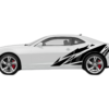 Geometric patterns side graphics, decals compatible with Chevrolet Camaro 2010-2015