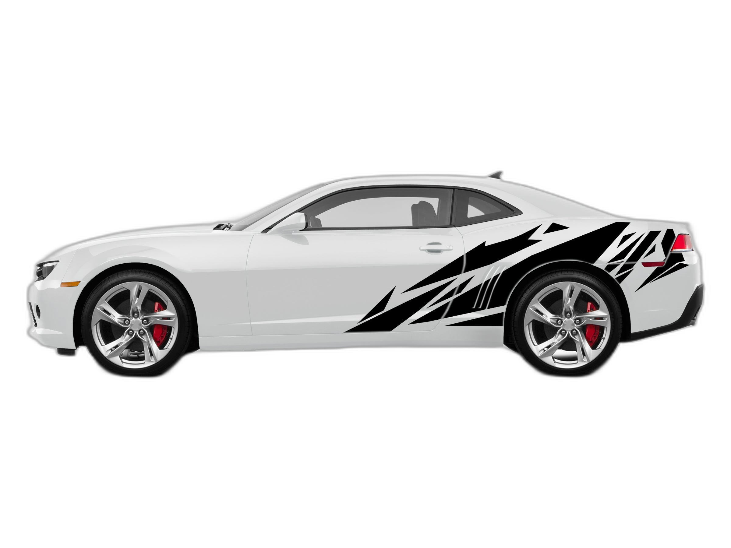 Geometric Patterns Side Graphics, Decals for Chevrolet Camaro 2010-2015