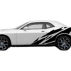 Geometric Patterns Side Graphics, Decals for Dodge Challenger