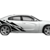 Geometric patterns side graphics, decals compatible with Dodge Charger 2011-2025