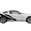 Geometric Patterns Side Graphics, Decals for Ford Mustang 2010-2014