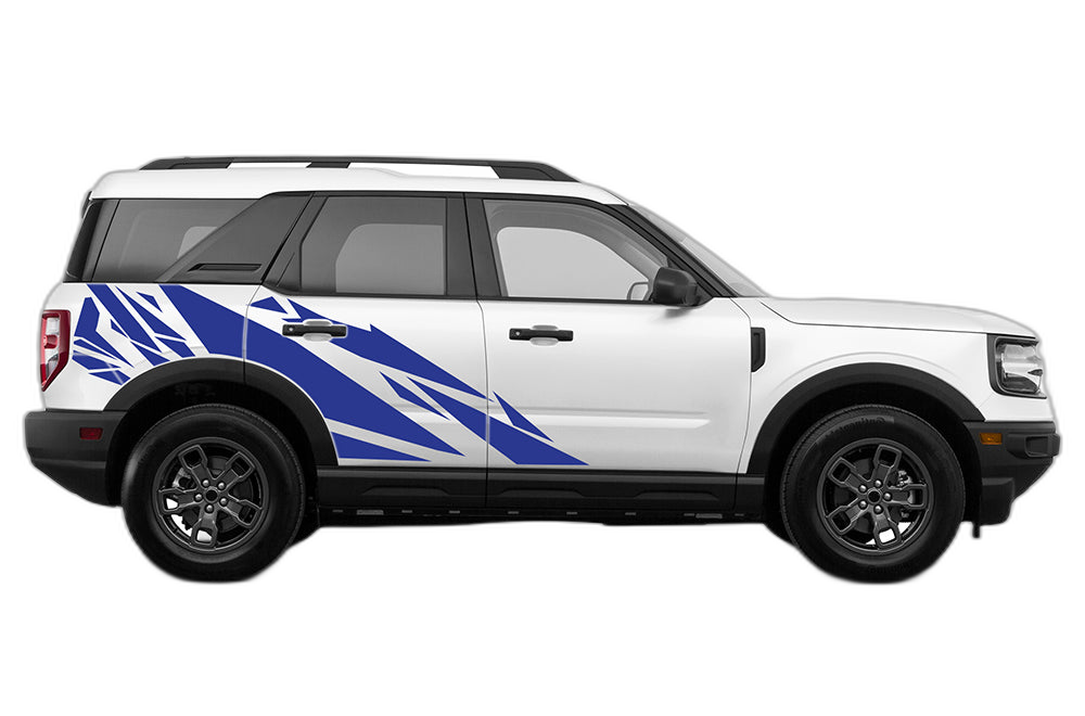 Geometric Pattern Side Decals Graphics for Ford Bronco Sport - Image 3