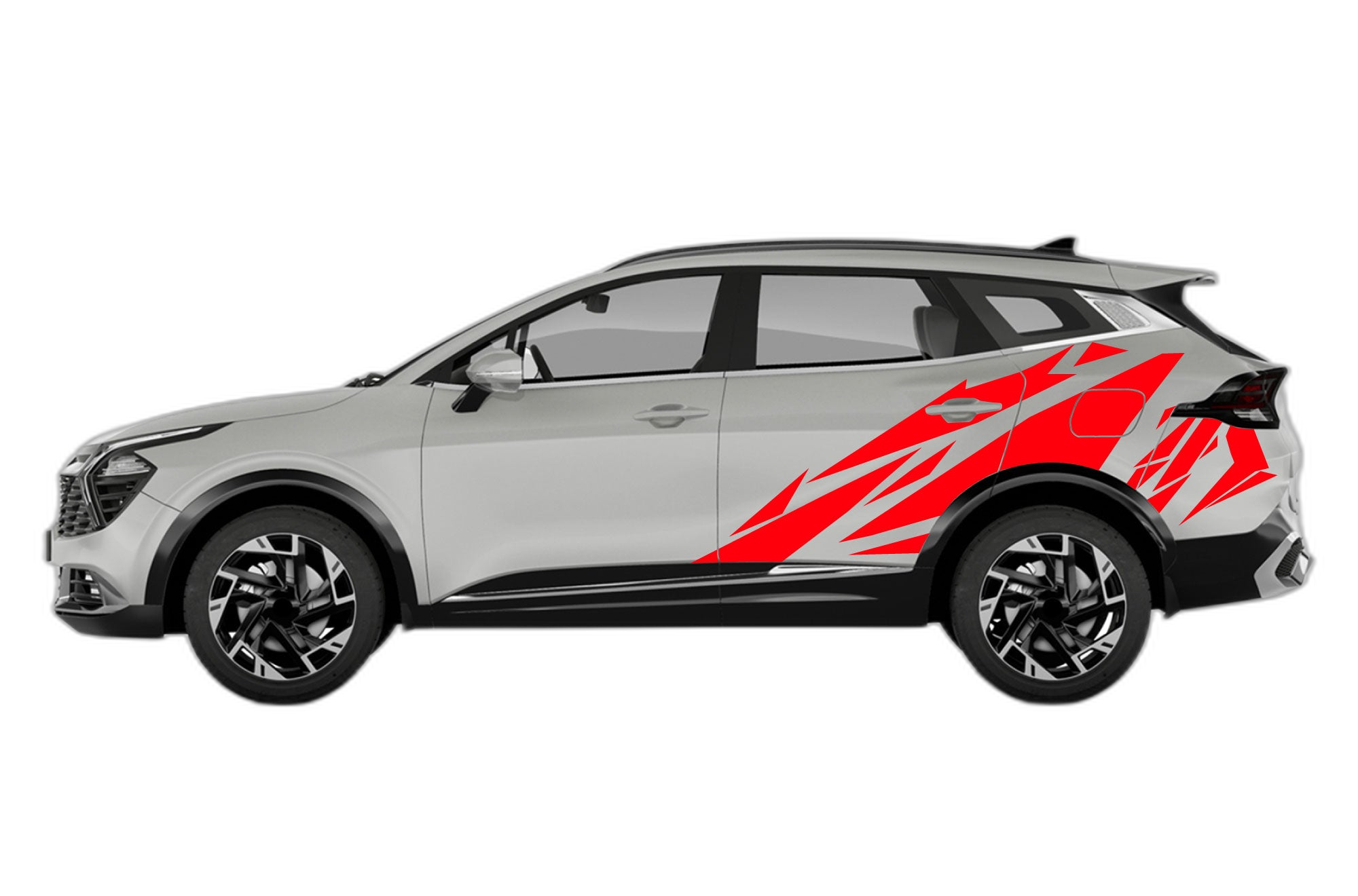 Geometric Pattern Side Decals Graphics for Kia Sportage