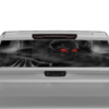 Ghost Skull Perforated Rear Window Decal Graphics for Chevrolet Silverado