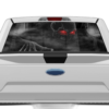Ghost Skull Perforated Rear Window Decal Graphics for Ford F150 2015-2020