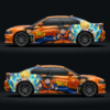 📈🐉 Goku Evolution Car Wrap