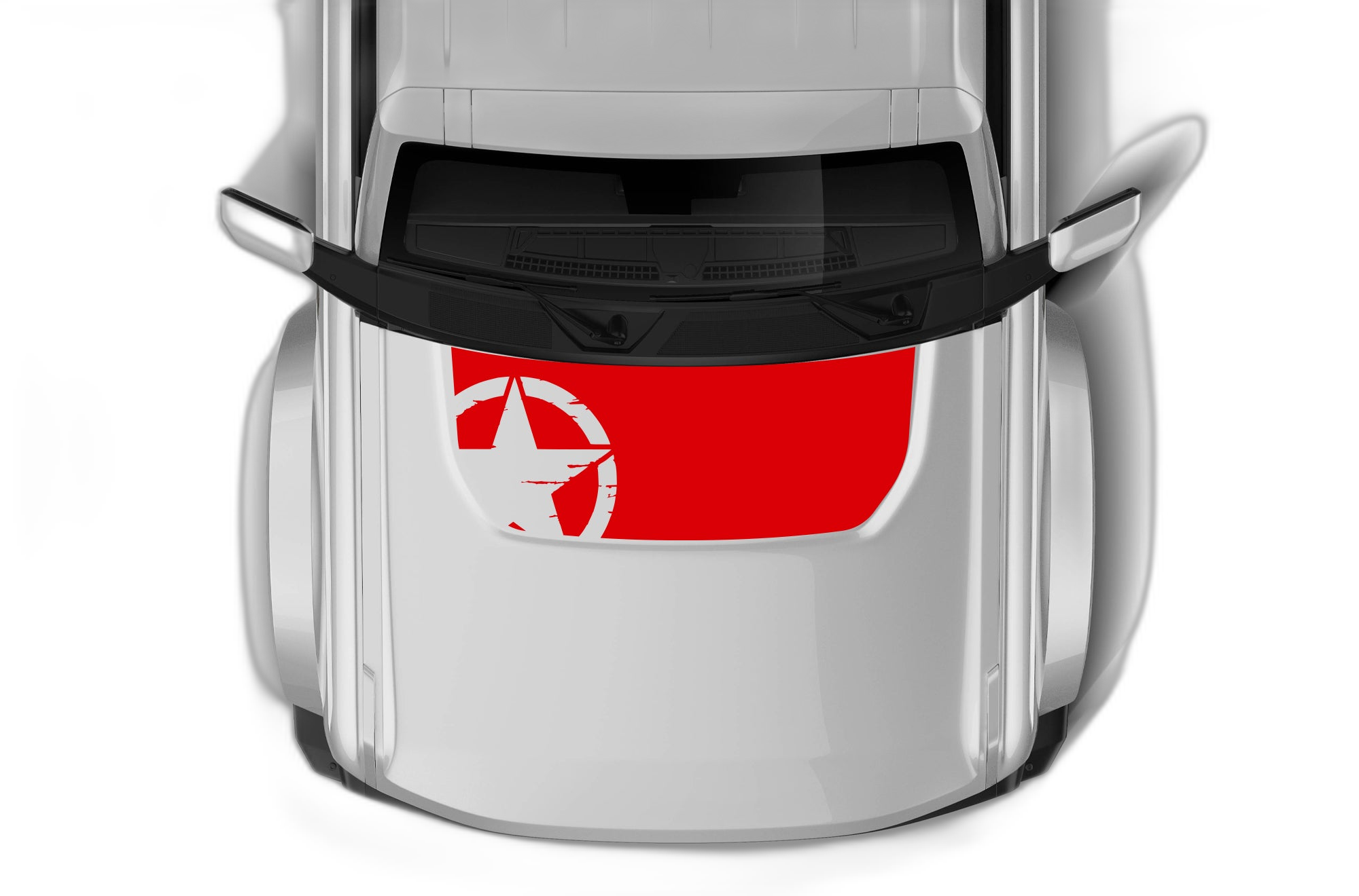 Half star hood graphics decals compatible with Ford Bronco - Image 2