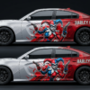 🃏❤️ Harley Quinn Classic Geometric Car Wrap