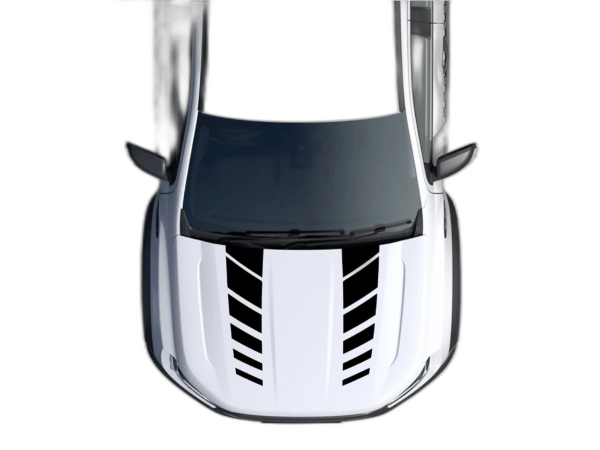 Hash stripes hood decals graphics compatible with Ford Ranger 2019-2023