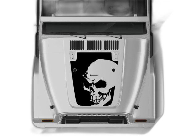 Head Skull Hood Decals Graphics for Jeep Wrangler TJ
