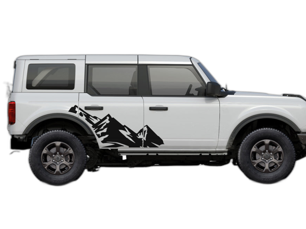 High Mountain Side Decals Graphics for Ford Bronco