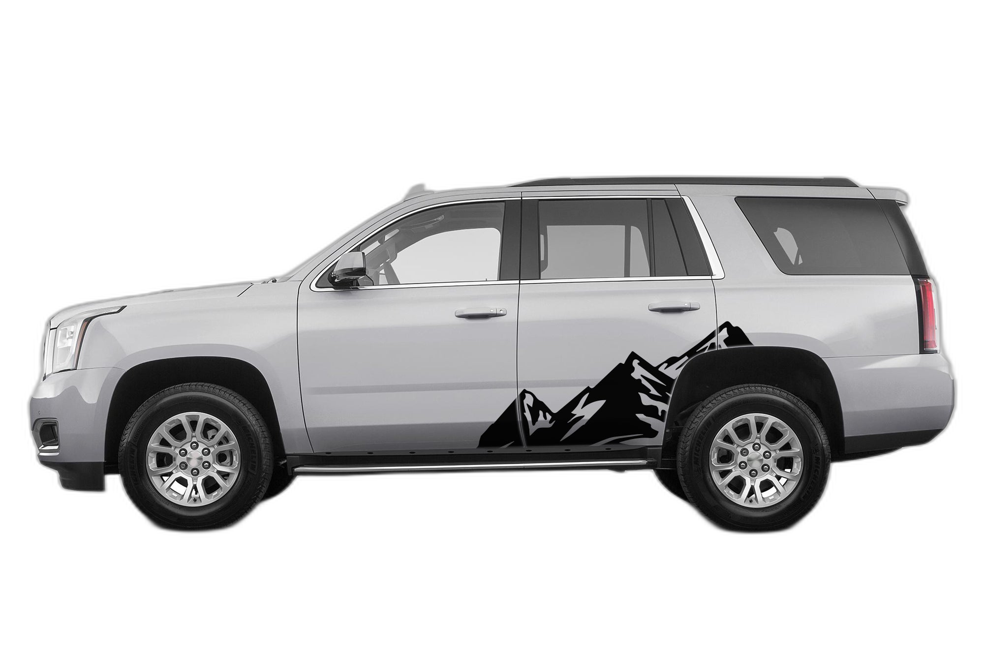 High mountain side graphics decals compatible with GMC Yukon 2015-2020