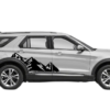 High mountain side graphics decals graphics compatible with Ford Explorer