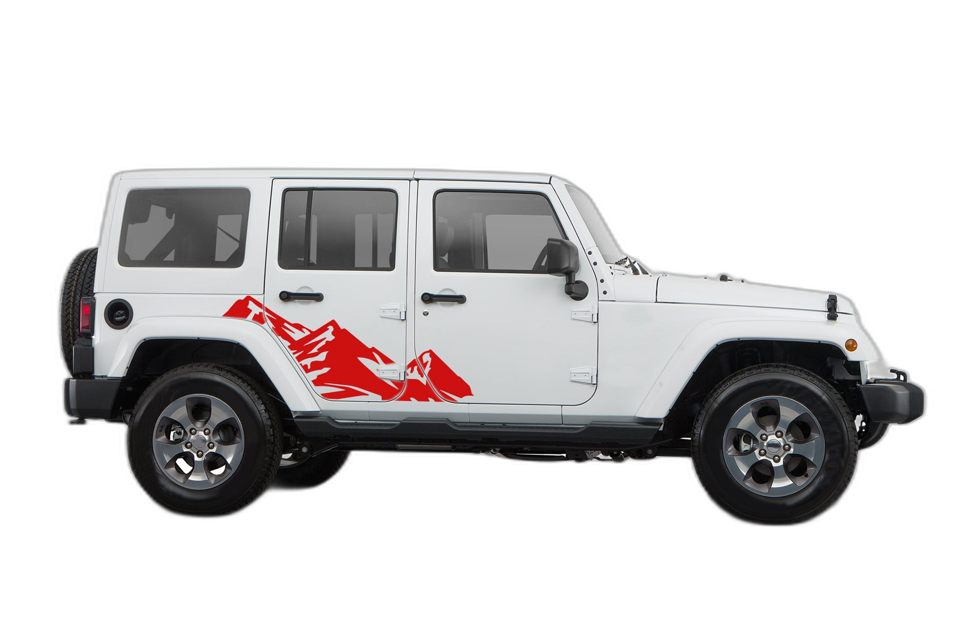 High Mountain Side Decals Graphics for Jeep Wrangler JK - Image 2