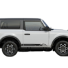 Line mountain side stripes decals graphics compatible with Ford Bronco 2 doors